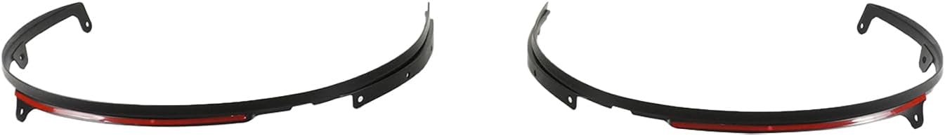 2PCS Front Fender Flares for Ford Mustang S650 GT Ecoboost 2024-2025 Wheel Eyebrow Arch Trim ABS Plastic (Matte Black)