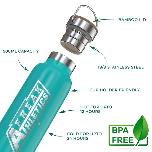 Stainless-Steel-Water-Bottle-500ml-Vacuum-Insulated-Metal-Water-Bottle-Standard-Mouth-Flask-BPA-Free-Water-Bottle-for-Work-Gym-Travel-Sports-Blue