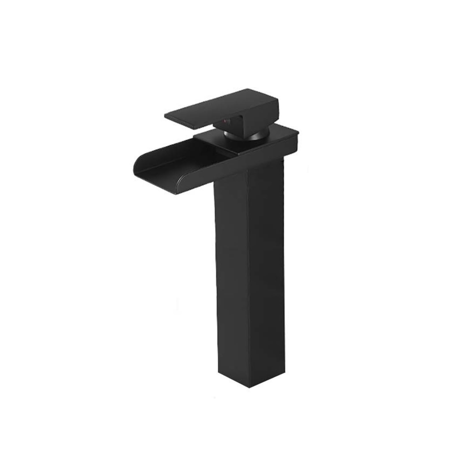 Robinet de cascade pour salle de bain mitigeur noir en acier inoxydable - 4