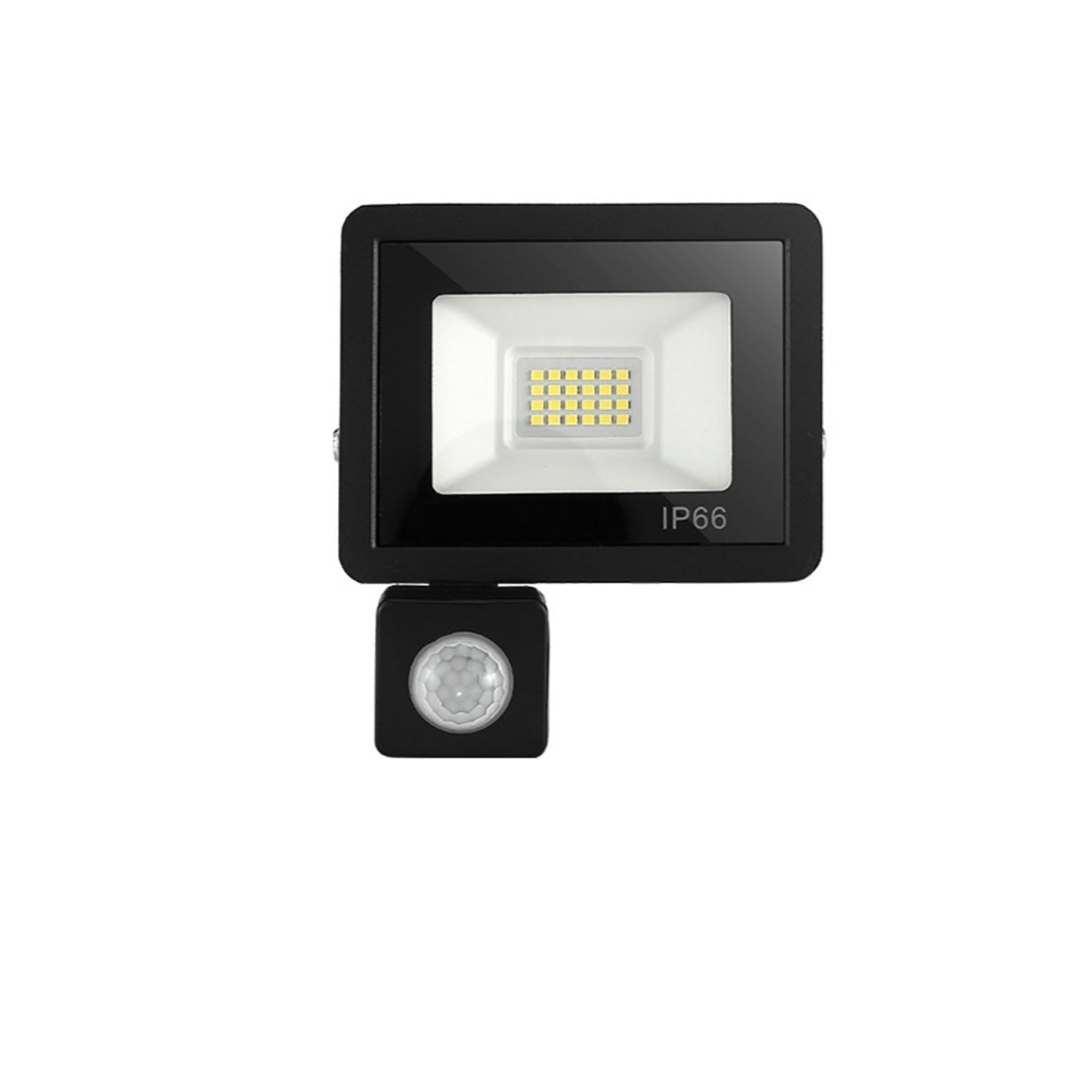 Focos exteriores, Reflector LED Con Sensor De Movimiento PIR For Pared Exterior, Lámpara Impermeable IP66 100W, 50W, 30W Y 20W, Foco Calle For Jardín Exteriores(Warm Light 3000K,100W)