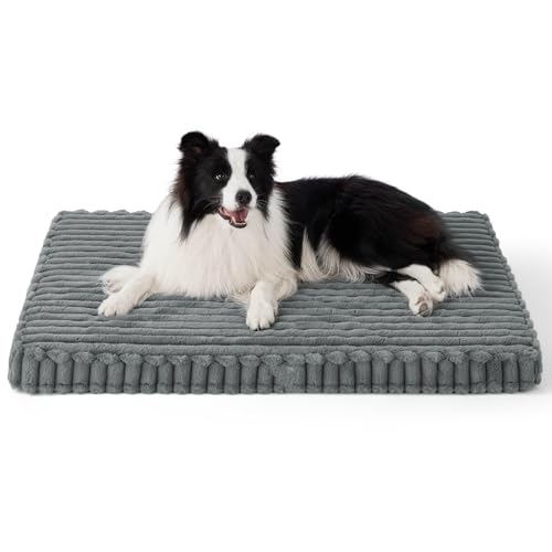 AOYOTO Orthopädisches Memory-Schaum Hundebett XXL, Wasserdicht, Rutschfestes Outdoor-Hundebett mit Abnehmbarem Waschbarem Bezug, Ideal für Große Hunde, Labradore & Bulldoggen