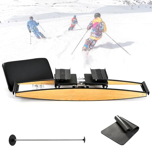 Aredwhiterui Full Body Workout Ski Trainer - Adjustable Resistance 0-100kg,