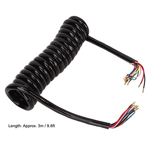 Septpenta Trailer 13 Adriges Kabel, Polyurethandraht, Flexible Isolierung und Korrosionsbeständigkeit, Gute Strombelastbarkeit, 20 AWG 9,8 Fuß, Geeignet für Automobile