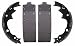 Wagner Z769R Riveted Brake Shoe Set, Rear