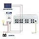 CHENGPI Überspannungsschutz PV DC Trennschalter Blitzschutz Leitungsschutzschalter DC 4 String 500V 40A Solar Spannungsschutz IP65 Wasserdicht Solar Anschlusskasten für Photovoltaik (4 in 4 Out