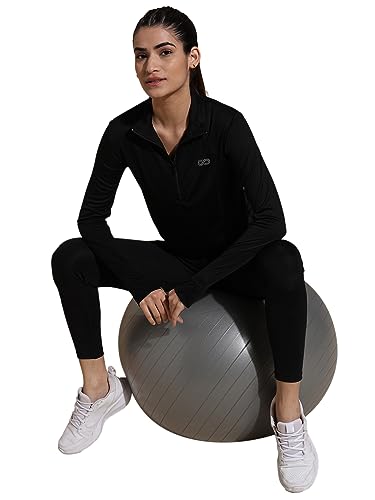 Image of Silvertraq Women's Athleisure Runner Zip Neck T-Shirt