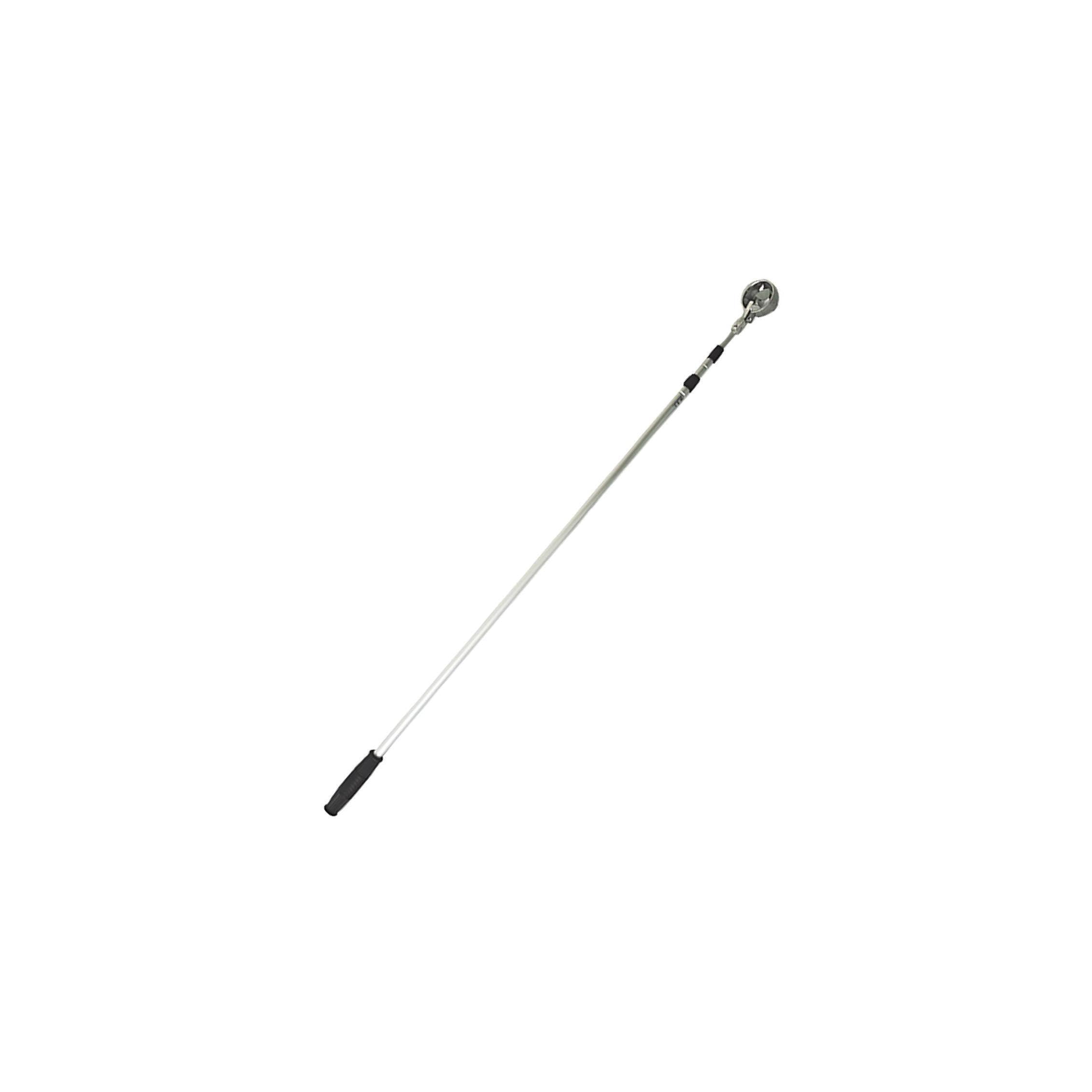 Herramienta telescópica para recuperar Pelotas de Golf en Agua, Otras áreas o cercas. Recuperador de Pelotas Golf para Agua con Ajuste telescópico, Plata, 285 cm 3 Secciones