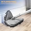 BOOMJOY Cleaning Bundle, Disposable Toilet Brush with 15 Cleaning Pads & 3-in-1 Wall Cleaner Mop with Swivel Head