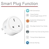 UseeLink Smart Plug,WiFi Outlet Works with Alexa,Google,Home,IFTTT,SmartThings,Wireless Smart Socket, Smart Life App Remote Control, Schedule and Timer Function, 2packs (WIFI-2packs) - Image 2