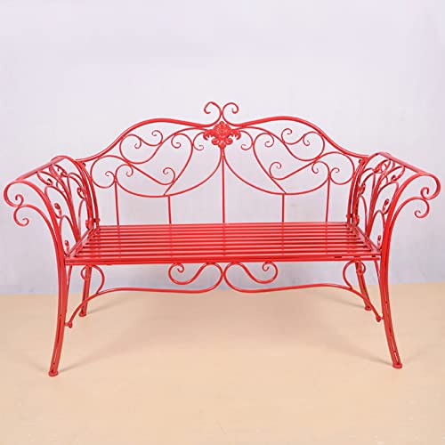 Banc de jardin d'extérieur dossier incurvé facile à monter pour en finir avec la fatigue