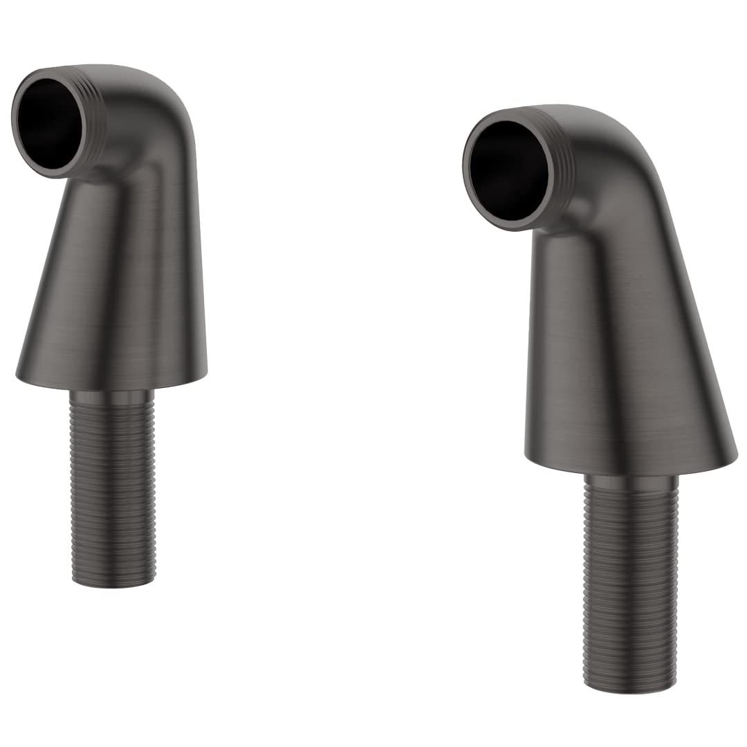 Essebagno Colonnettes raccord bain-douche gris gun métal