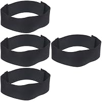 BESPORTBLE 4 Stück Anti-Slip Schienbeinschutz Gurt Verstellbar Hockeyriemen Für Herren Und Damen Elastischer Sporthockey Guard Strapazierfähiger Schienbeinschutz Für Torhüter