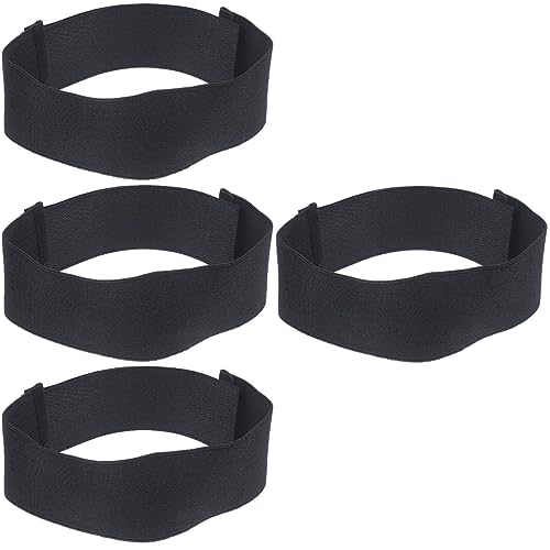 BESPORTBLE 4 Stück Anti-Slip Schienbeinschutz Gurt Verstellbar Hockeyriemen Für Herren Und Damen Elastischer Sporthockey Guard Strapazierfähiger Schienbeinschutz Für Torhüter