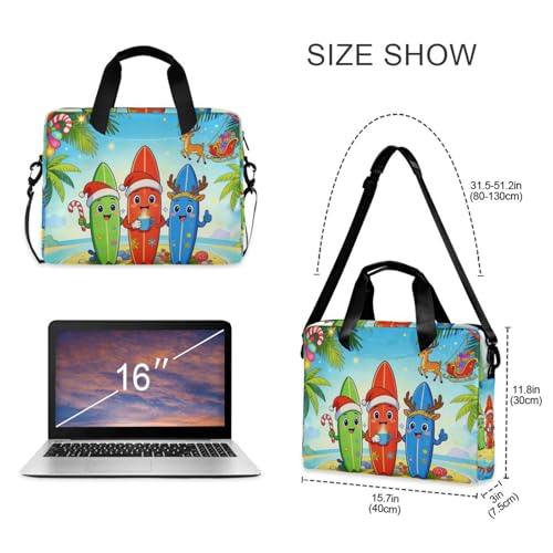 Funda para laptop 15.6 pulgadas con asa y correa hombro miniatura 5