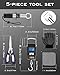AOFUXTI Fishing Gear Gifts for Men, Fishing Tackle Tool Kits and Accessory Sets, Fish Scales Digital Weight, Split Ring Pliers, Multifunctional Hook Removal Tool, Fishing Line Cutter, Fish Lip Clips