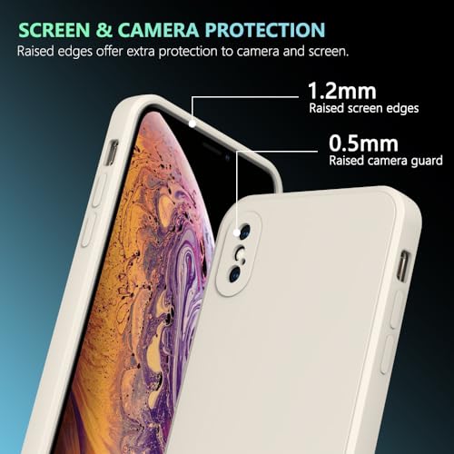 Image of for iPhone Xs Max Case White, Scratch Resistant with Soft Touch, Slim Thin Phone Cover for iPhone Xs Max 6.5 inch