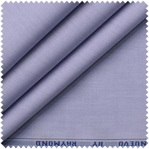 Image of Raymond 100% Cotton Fabric (All Weather Fabric, Unstitched Premium Fabric, Solid, Less Wrinkles) (Purple, 3.5 Meters for Kurta Pajama)