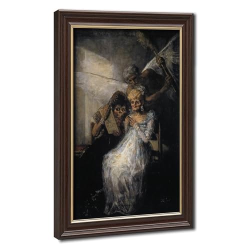 Toile Francisco Goya Time And The Old Women cadre pour habiller un mur vide