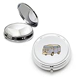 Couvercle à charnière et 3 compartiments.