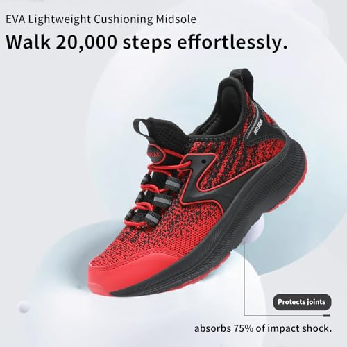 Wide Kid's Orthopedic Slip On Walking Running Tennis Shoes with Arch Support for Boys & Girls4