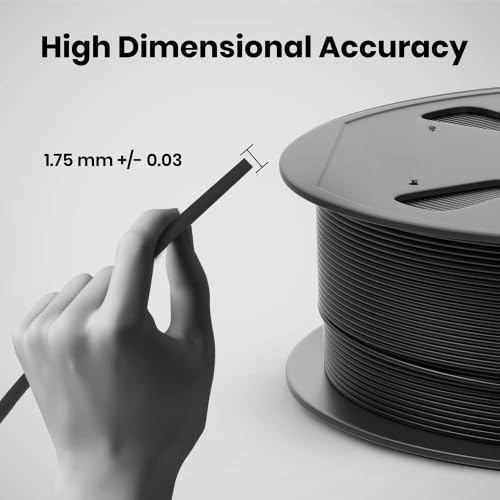 Image of PLA 3D Printer Filament 1.75mm, (2.2 lbs) - UV /Heat /Weather Resistant, Strong Layer Bonding, Smooth Printing, Low Odor, Outdoor Functional Prototypes, FDM Compatible