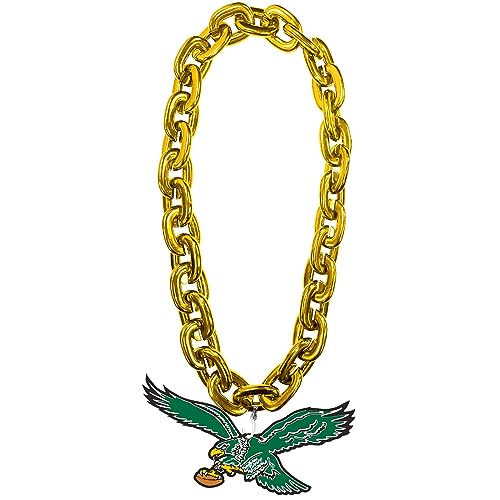 Philadelphia Eagles NFL Throwback Fan Chain Gold