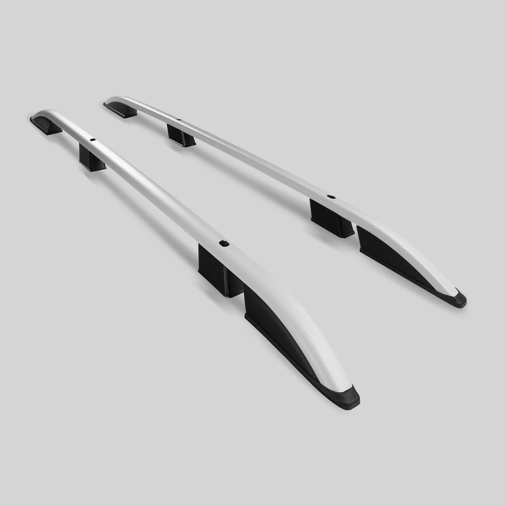 CHROMEMASTER | Barre trasversali da Tetto | Compatibili con Citroen Jumpy 2007-2016 L2/passo lungo; Sono utilizzate per il montaggio di portapacchi, box da tetto o portabiciclette | Alluminio