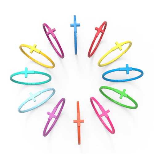Silicone Cross Bracelets