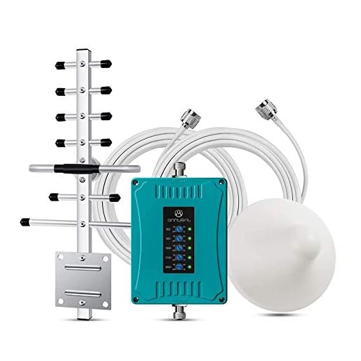 ANNTLENT Handy Signalverstärker GSM Repeater 2G 3G 4G, Besser Sprachanruf und schnelle Datenübertragungen LTE Verstärker für alle DE, alle at Betreibers