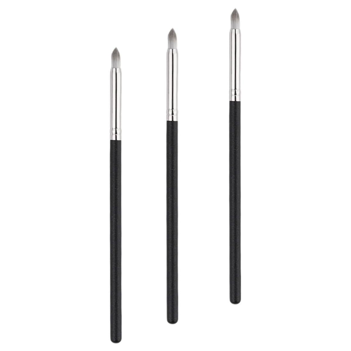 3pcs Angled Concealer Brush under Eye Makeup High-density Soft Bristles Cosmetic Applicator for Foundation Powder Elasticity Makeup Accessory for Women