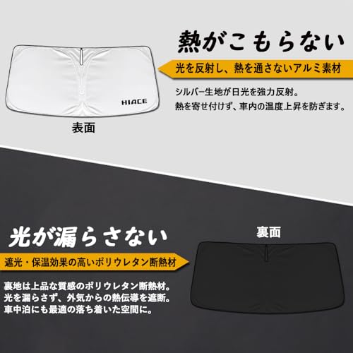 SAWAKAKI ハイエース200系標準ボディサンシェード