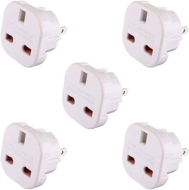 Gadgets Hut UK - 5 x UK to US Travel Adaptor suitable for USA, Canada, Mexico, Thailand - Refer to Product Description for Country list