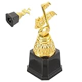 MAGICLULU Musiknoten Trophäe Kunststoff für Gesangswettbewerb Stabile Wettbewerbsauszeichnung Filigrane Modellierung Langlebige Pokal Dekoration Wiederverwendbar