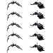 XONOR Set of 10 Halloween Décor Realistic Looking Spooky Hanging Bats for Best Halloween Party Favors and Decoration