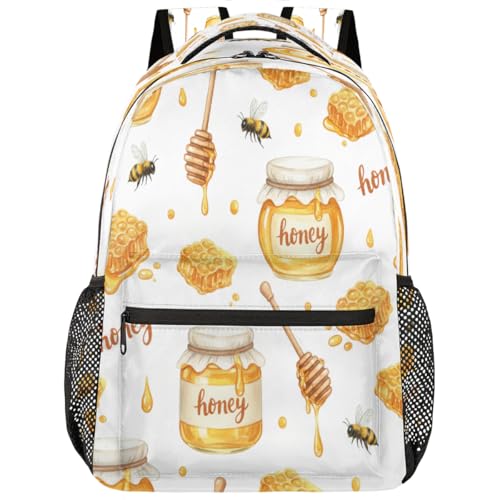 Mochila escolar para portátiles de 15.6" unisex, bolsa ligera de viaje para instituto