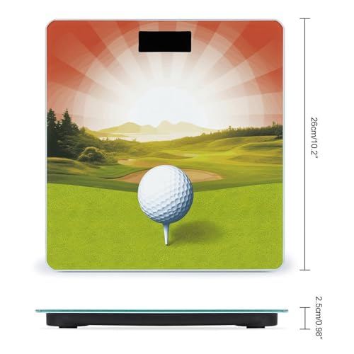 Báscula digital de baño Golf Sport con vidrio templado miniatura 2