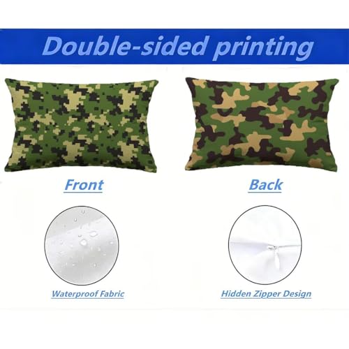 Coussin extérieur imperméable vert 60x90 pour sublimer votre patio