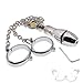 Produktbild preni Edelstahl Handschellen mit Abschließbar Anal Dilatator Asslock Analplug Buttplug SM Extrem Bondage Set Fessel Folter Slave Fetisch Flirting Erotik Sexspielzeug für Männer Frauen,Männer