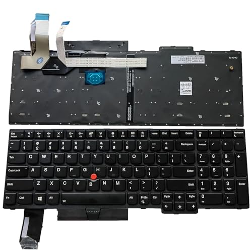 Clavier de remplacement US pour ordinateur Lenovo Thinkpad E580 L580 T590 TP00104A - 2
