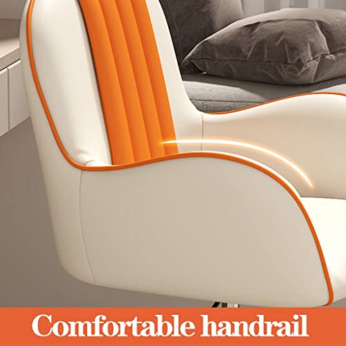 Chaise de bureau confortable avec roulettes et cuir moderne - 5