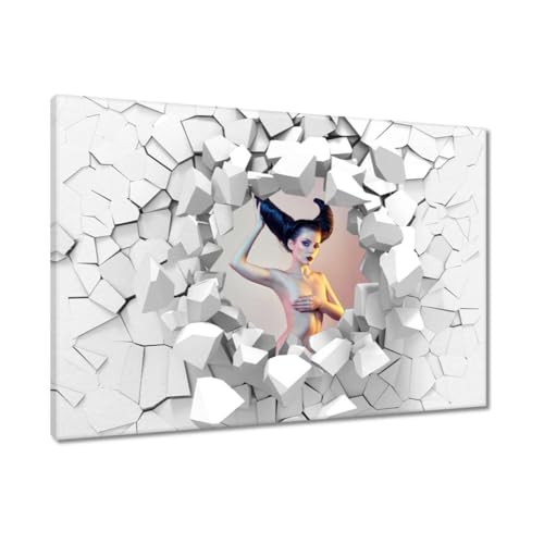 Toile Naughty woman 120x80 cm pour créer une ambiance galerie d'art moderne chez soi