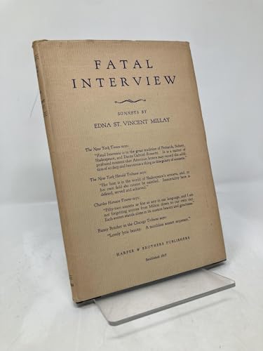 Fatal Interview: Sonnets [Unknown] B0006DL4TC Book Cover