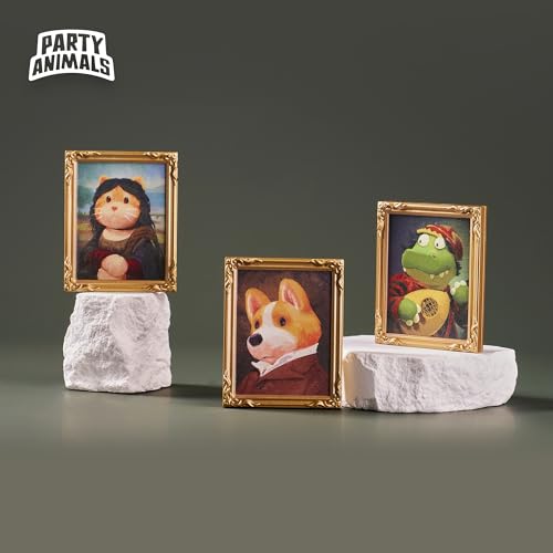Imán decorativo rectangular Party Animals con diseño artístico miniatura 5