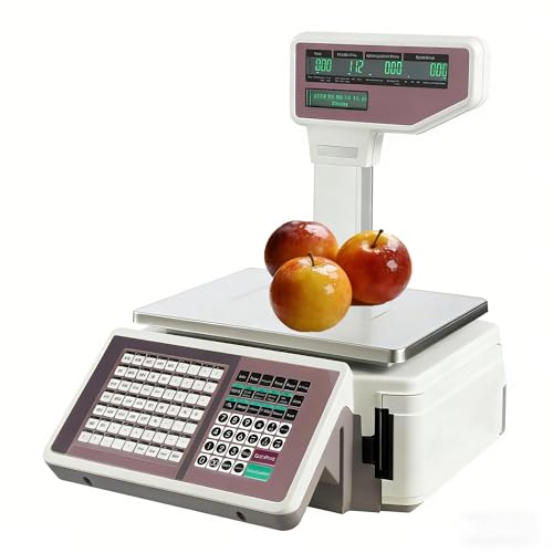 Báscula profesional con impresión y etiqueta 30kg miniatura 1