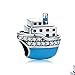 Schiff Charm 925 Sterling Silber Reise Charm Geburtstag Charm für Pandora Charm Armband (Schiff)