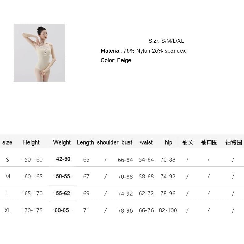 Ballet Danse Justaucorps de Ballet Adulte, Body de Gymnastique, vêtements de Danse de Ballet, Justaucorps de Yoga