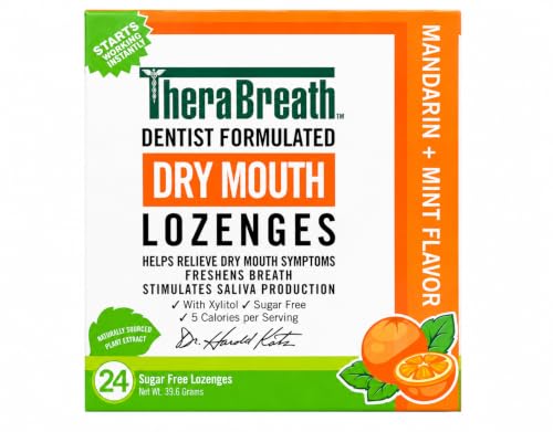 TheraBreath Mouth Wetting Dry Mouth Lozenges, Mandarin Mint, 24 Count - image 9