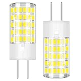 TZHILAN GY6.35 LED Lampe AC/DC 12V 4W ersetzt 40W 6000K JC Bi pin Sockel Halogenlampe Nicht Dimmbar, für Kristallleuchter, Wand- und Schrankbeleuchtung, 2er Pack