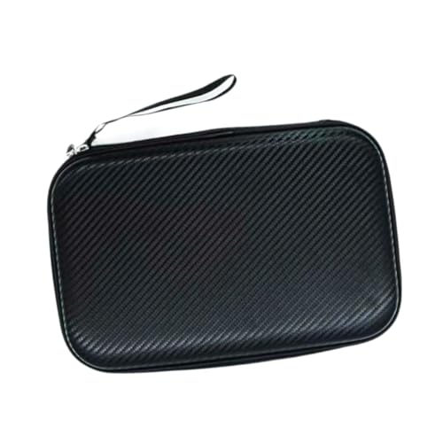 Colaxi Hard Shell Ping Pong Paddle Case, Table Tennis Paddle Storage Bag Waterproof Protector Carrier Holder Racket Protective Cover, Black