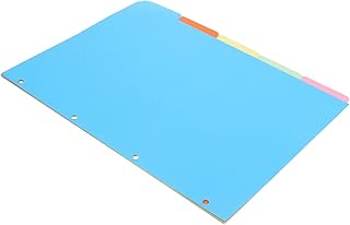 GATHINESS Etiquetas Coloridas 4 Conjuntos De Página De Índice Categoria Página Abas Coloridas Caderno Perfurado Abas De Fichário Coloridas Divisores Estéticos Divisores De Página